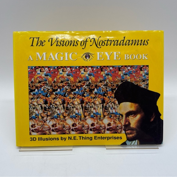 Lot of 6 Magic Eye Hardcover Softcover Books - 1-3, Gallery, Nostradamus Tricks - Picture 6 of 9